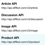 Diffbot APIs